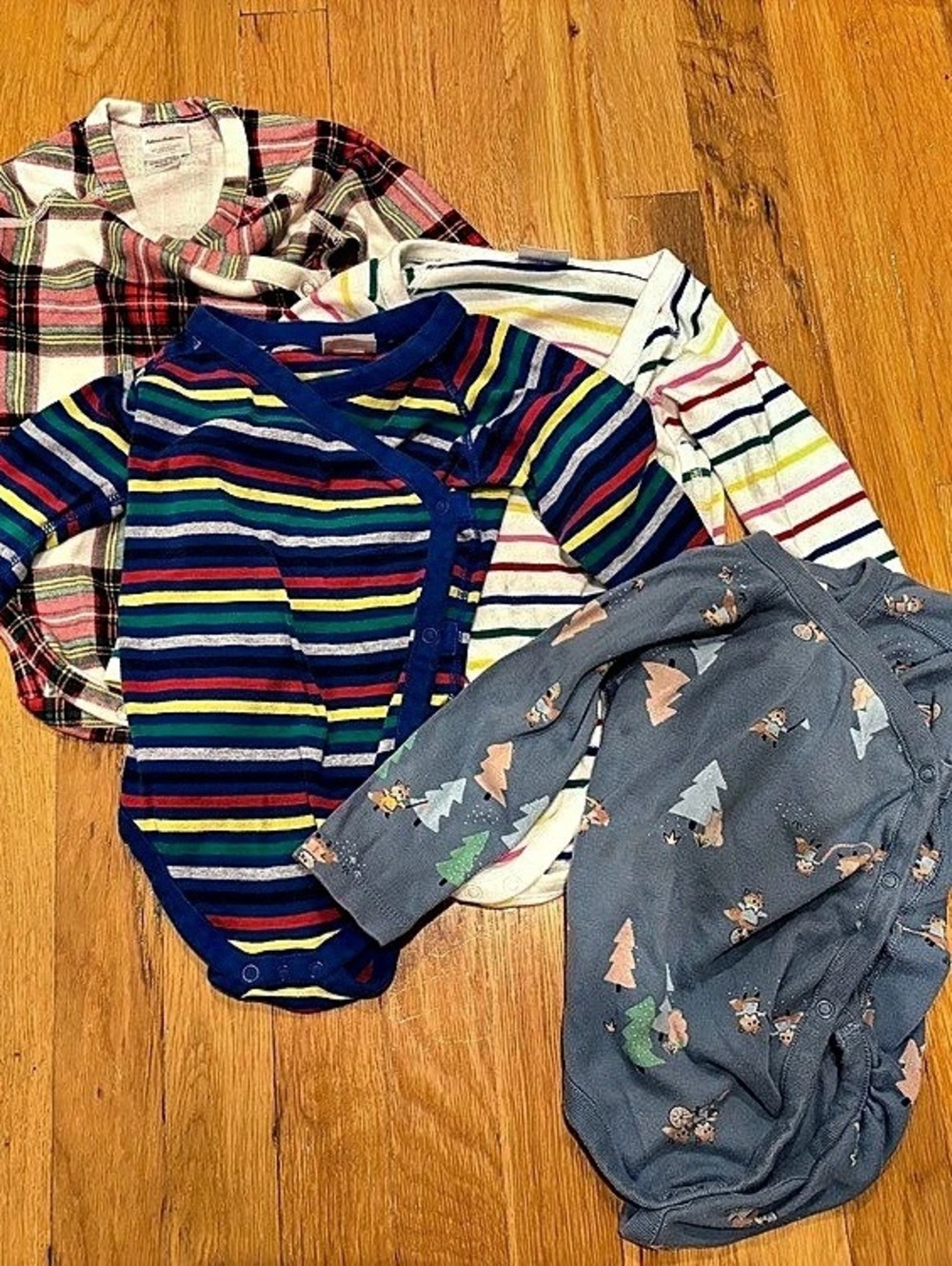 Hanna Andersson Baby Size 2T Wrap Bodysuit Organic Cotton Lot
